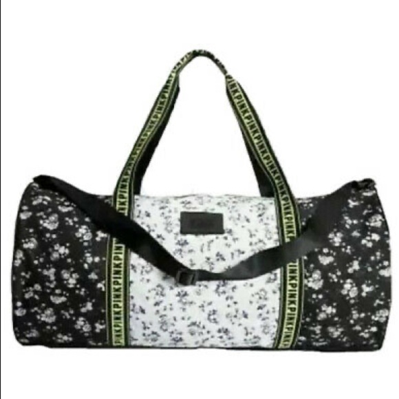 floral duffle bag with wheels